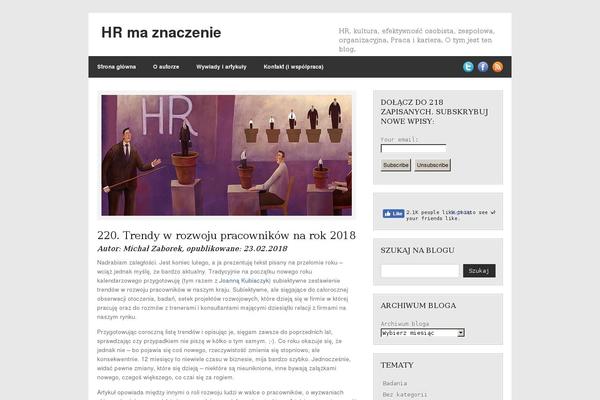 Classico theme site design template sample