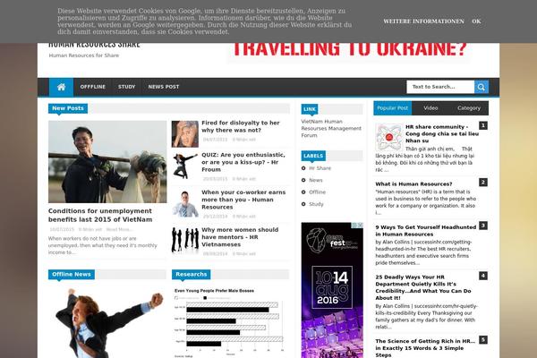 Reportage theme site design template sample