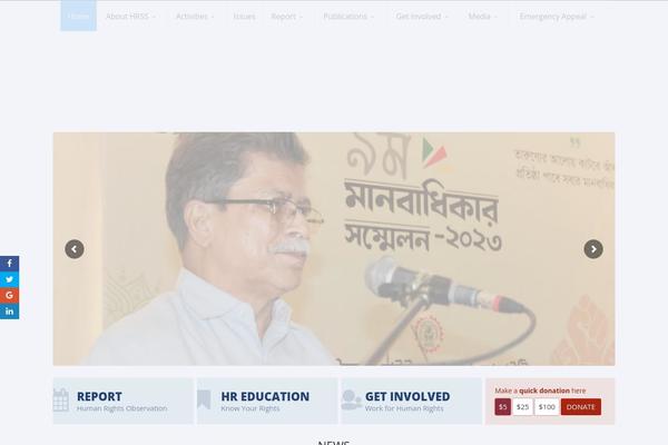 Candidate theme site design template sample