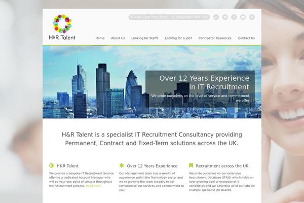 Stack theme site design template sample