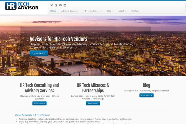 hrtechadvisor.com site used Customizr