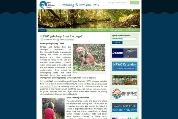 Site using Really Simple Share plugin