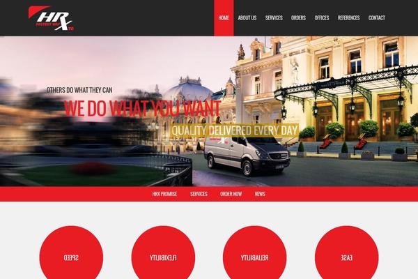 Infographer theme site design template sample