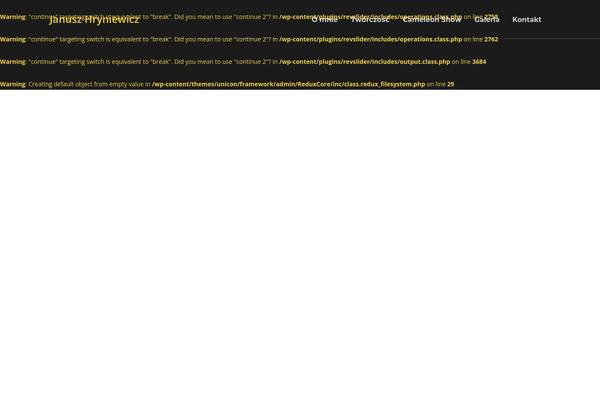 Unicon-child theme site design template sample