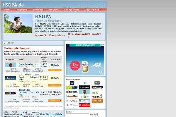 hsdpa.de site used Blackberry
