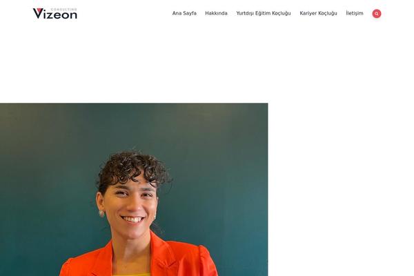 Vizeon theme site design template sample