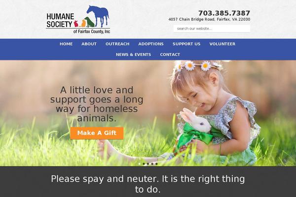 hsfc.org site used Humane-society-fairfax-county