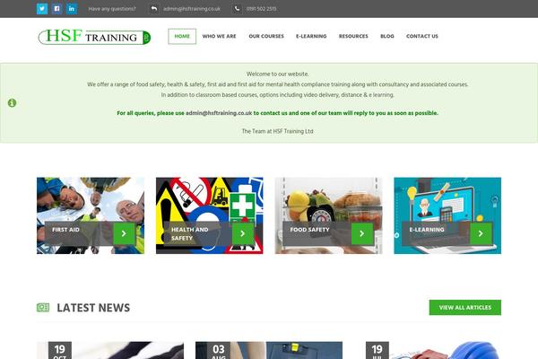 Cosine theme site design template sample