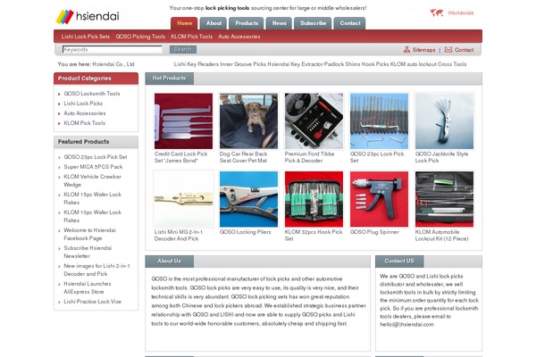 hsiendai.com site used Wptradec-en