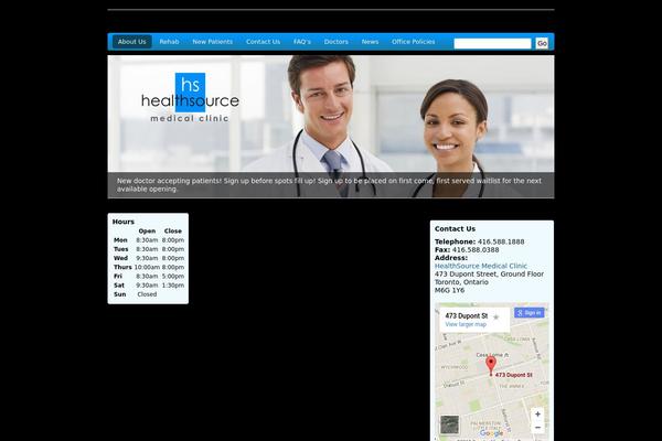 Neve theme site design template sample