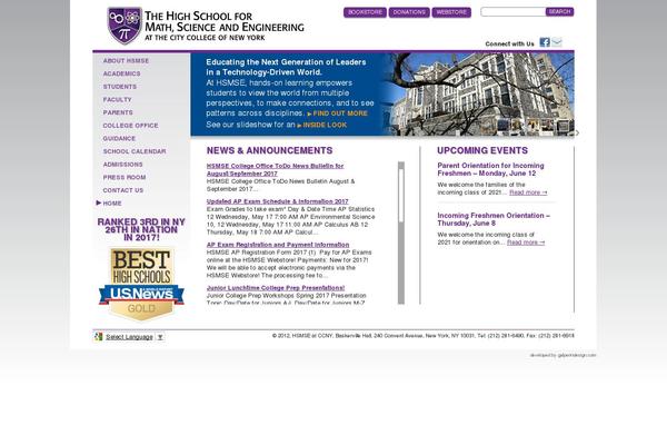 Buntington theme site design template sample