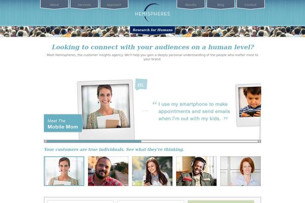 hemispheres theme websites examples
