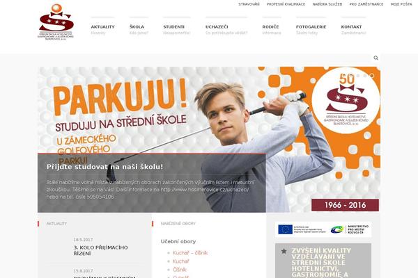 Buntington theme site design template sample