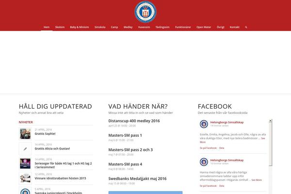 Enfold3 theme site design template sample