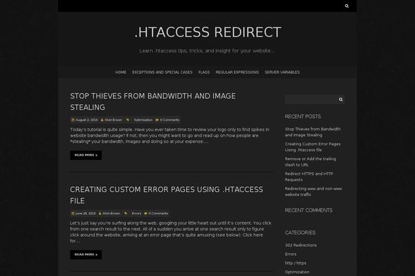 Blackoot Lite theme site design template sample