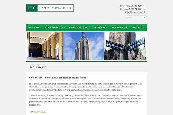 Alpha theme site design template sample