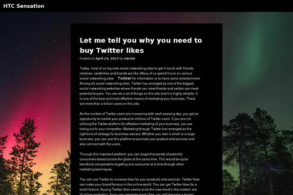 Aperture theme site design template sample
