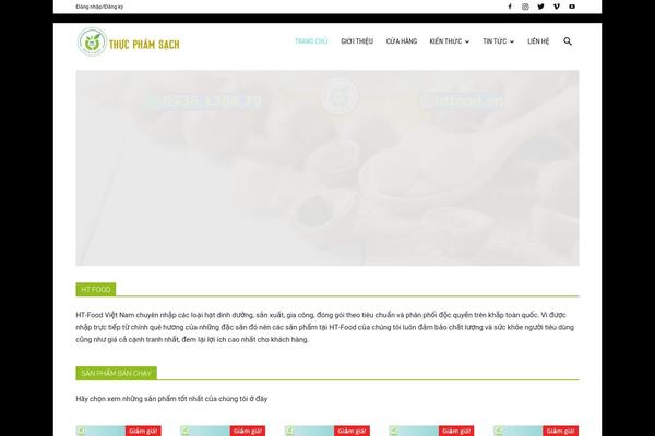 Site using Td-woo plugin