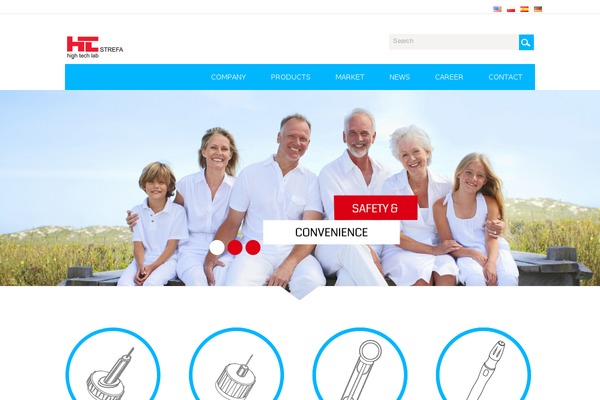 Roots theme site design template sample