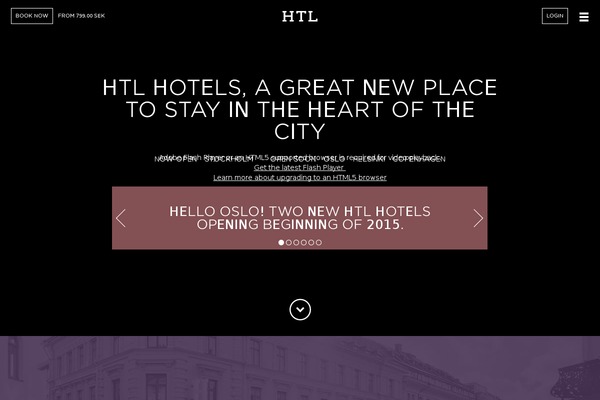 htlhotels.se site used Htl