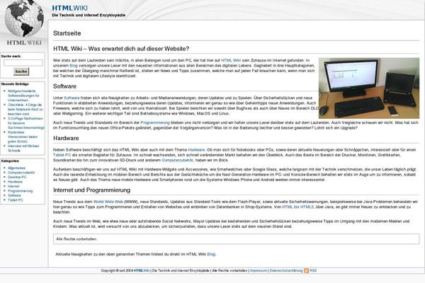 WikiWP theme site design template sample