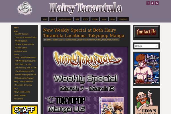 Parabola theme site design template sample