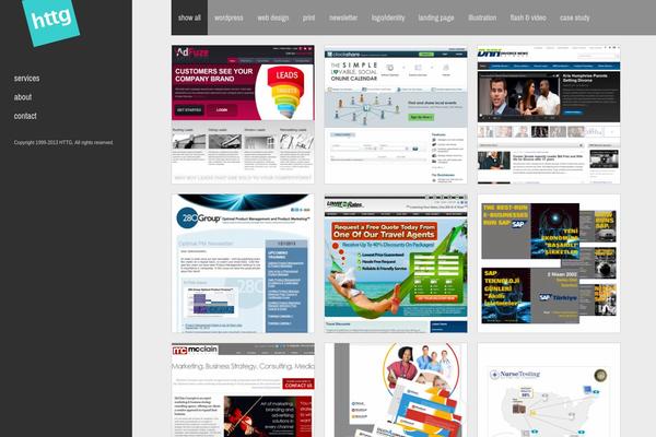 Roya theme site design template sample