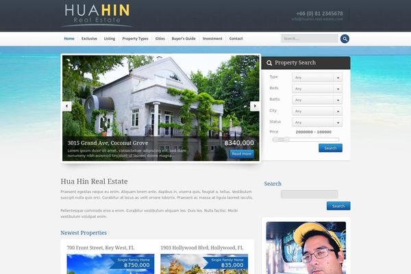 Locality theme site design template sample