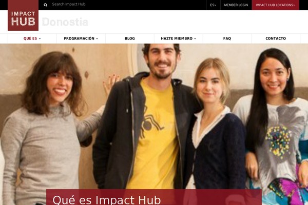 hubdonostia.com site used Impacthub