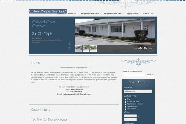 huberpropertiesllc.com site used Elegant-real-estate