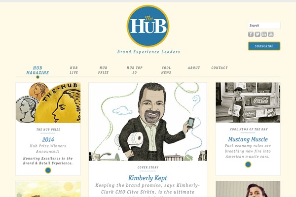 hubmagazine theme websites examples