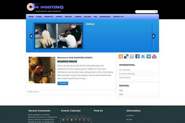 Calypso theme site design template sample