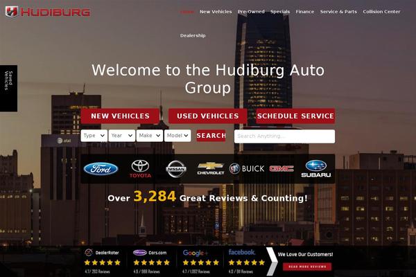 Dealer Inspire theme site design template sample