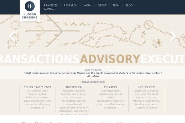 Hudson theme site design template sample