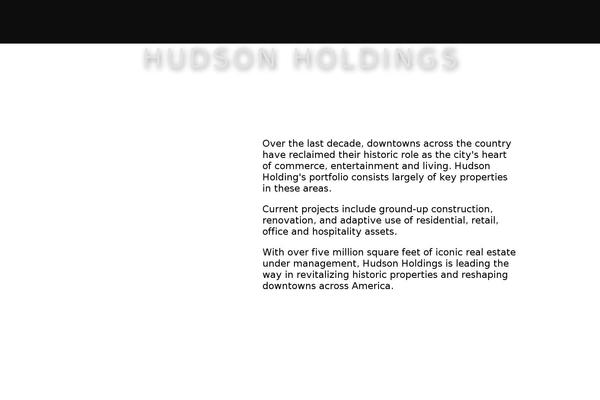 hudsonholdings.com site used Mies-child
