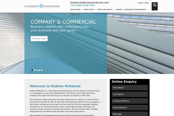 Hm theme site design template sample