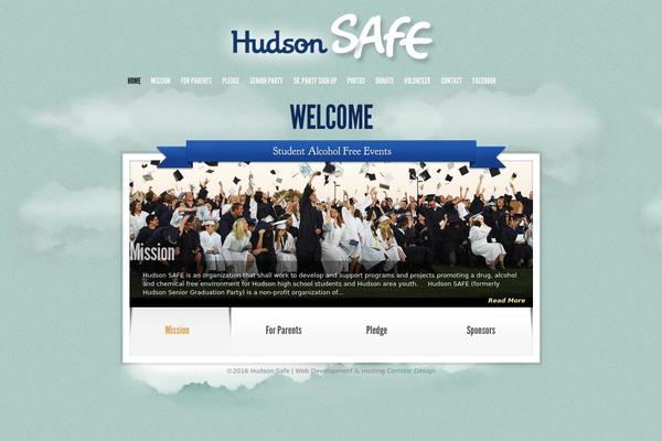 Sky theme site design template sample