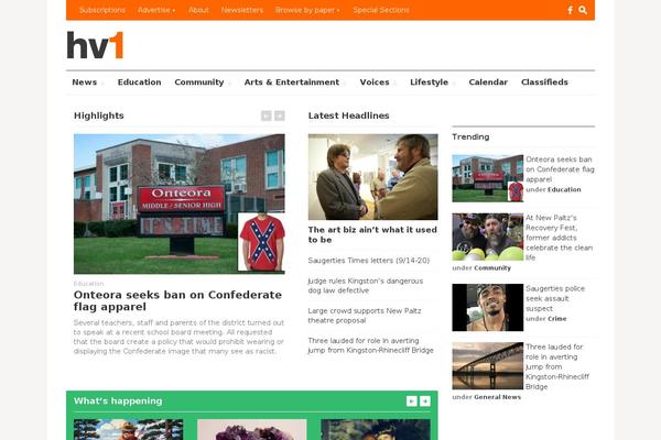 Outspoken theme site design template sample