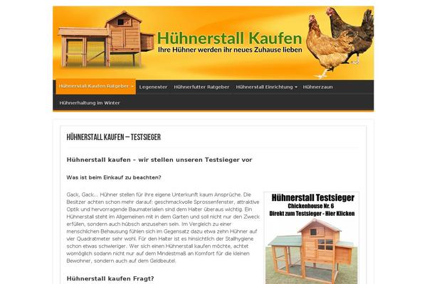 Sahifa theme site design template sample