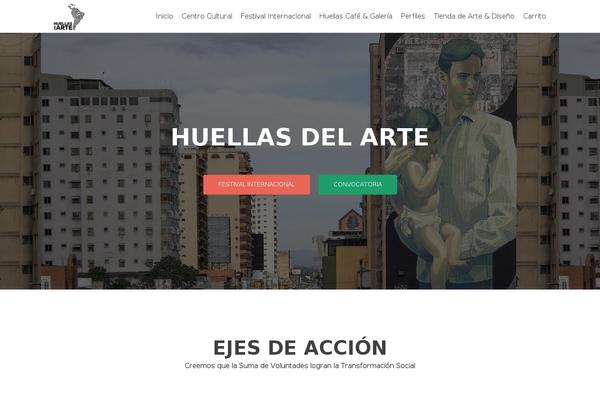 huellasdelarte.com site used Huellasdelarte-lakshmi-lite