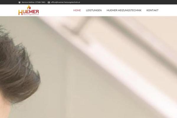 Jupiter Child theme site design template sample