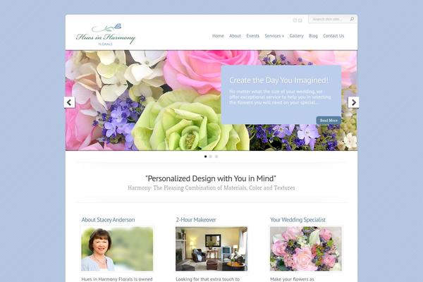 Chameleon theme site design template sample