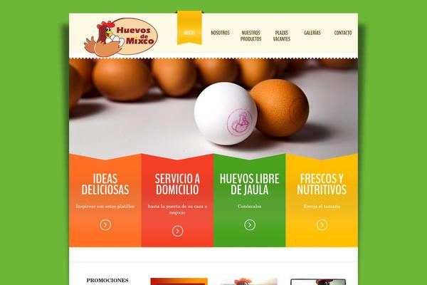 Agriculture theme site design template sample