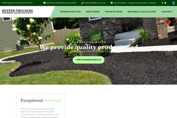 huffertrucking.com site used The-landscaper-child