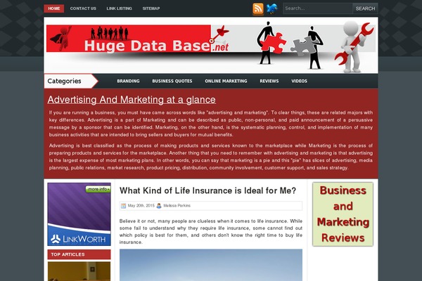 hugedatabase.net site used Fiono