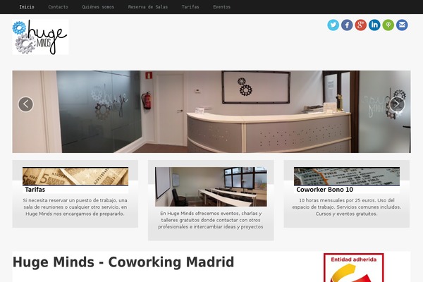 Neuro theme site design template sample