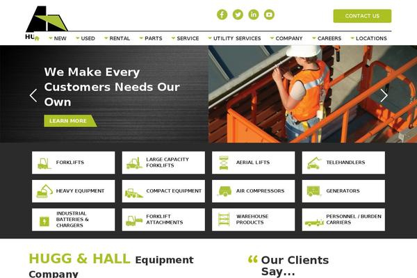 hugghall.com site used Hugghall