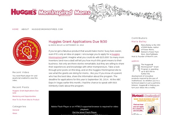 Thesis 1.8.5 theme site design template sample