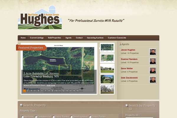 RealEstate theme site design template sample