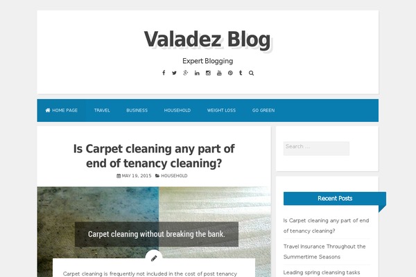 Blogghiamo theme site design template sample